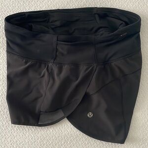 Lululemon Sz 6 Black Athletic Shorts